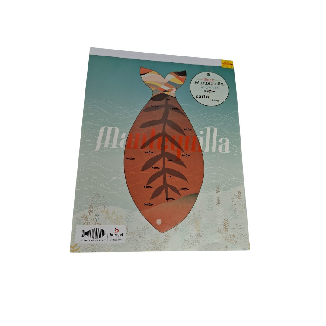 BLOCK MANTEQUILLA 41 gramos *25 HOJAS CARTA